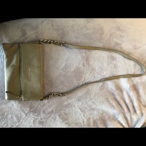 Kate Spade tan chained crossbody bag